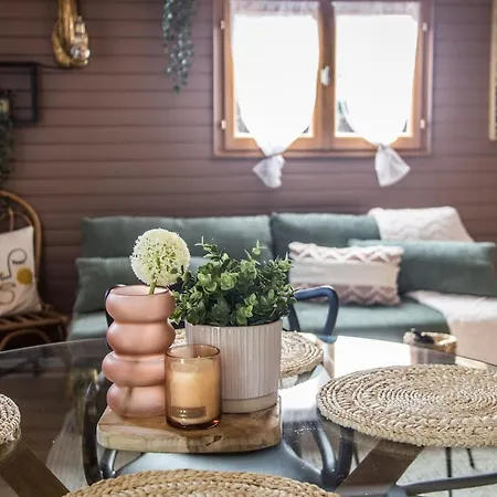 L'ecrin - & Bain Nordique Luxe Vue Horská chata Prouilly